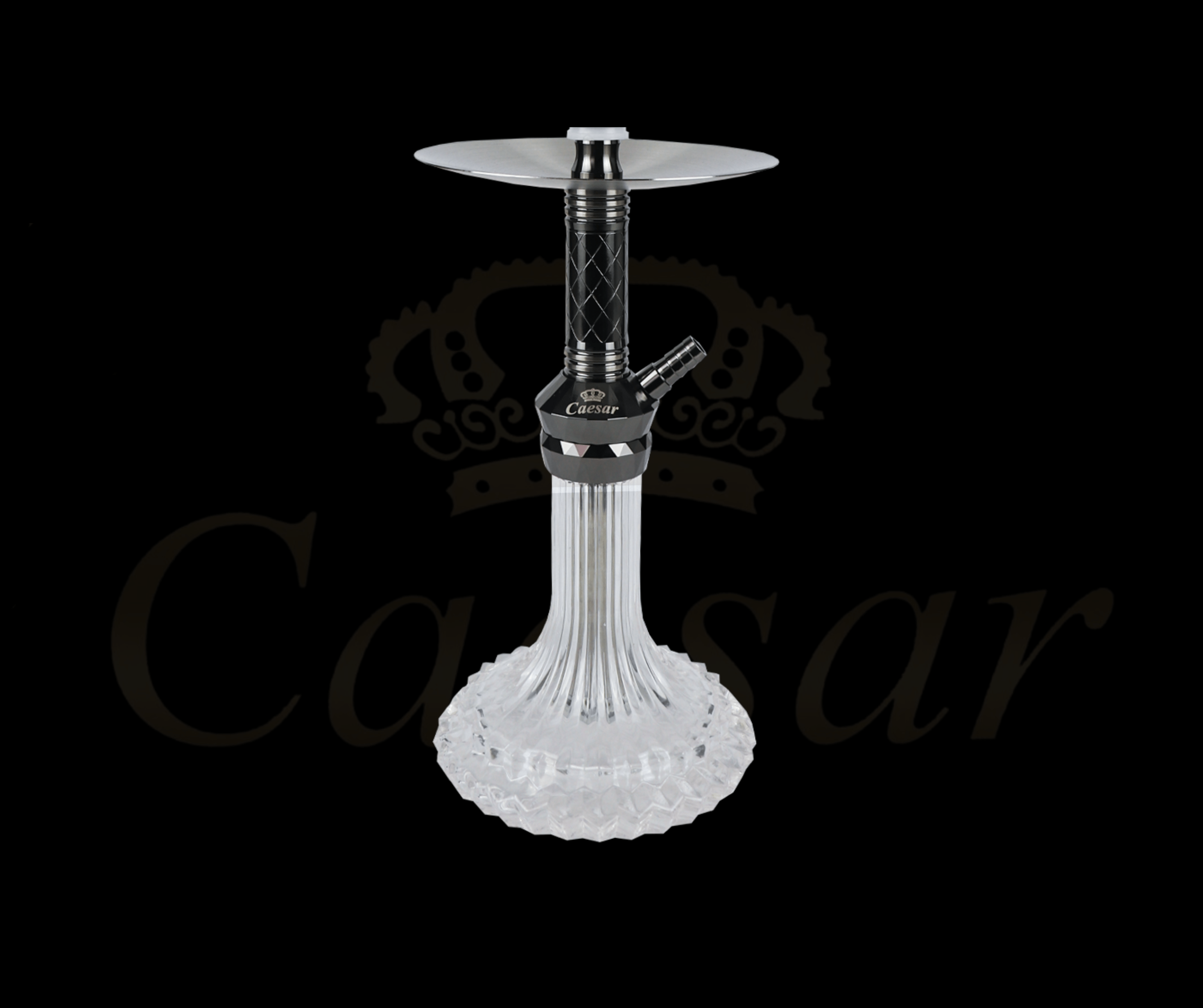 Caesar 09 - Black / Transparent - Caesar Shisha