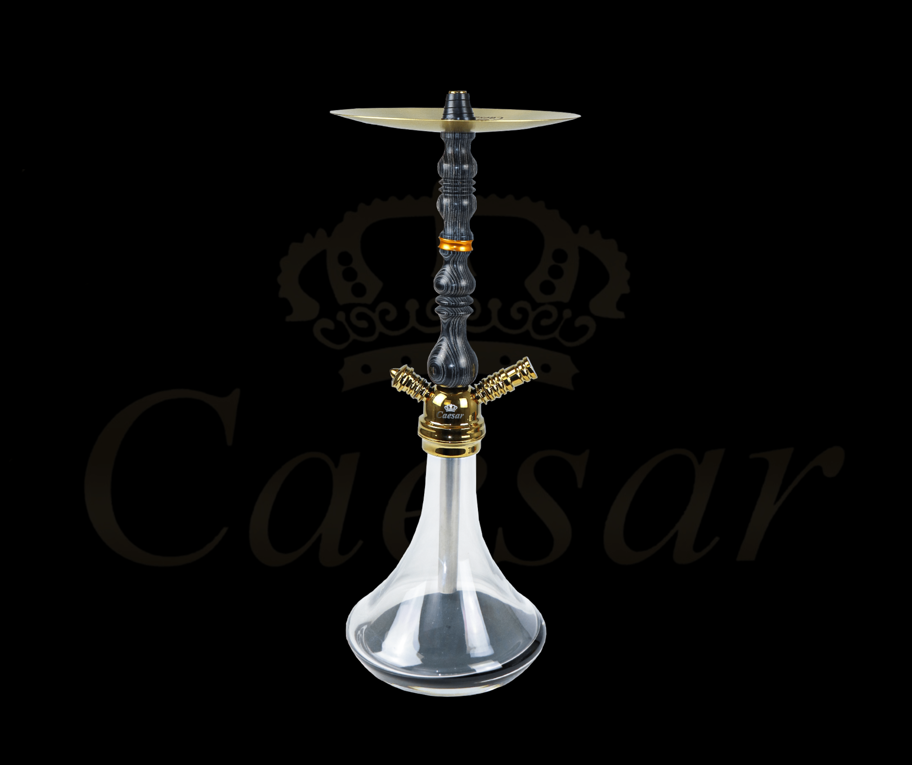 Caesar 09 - Wooden / Black - Caesar Shisha