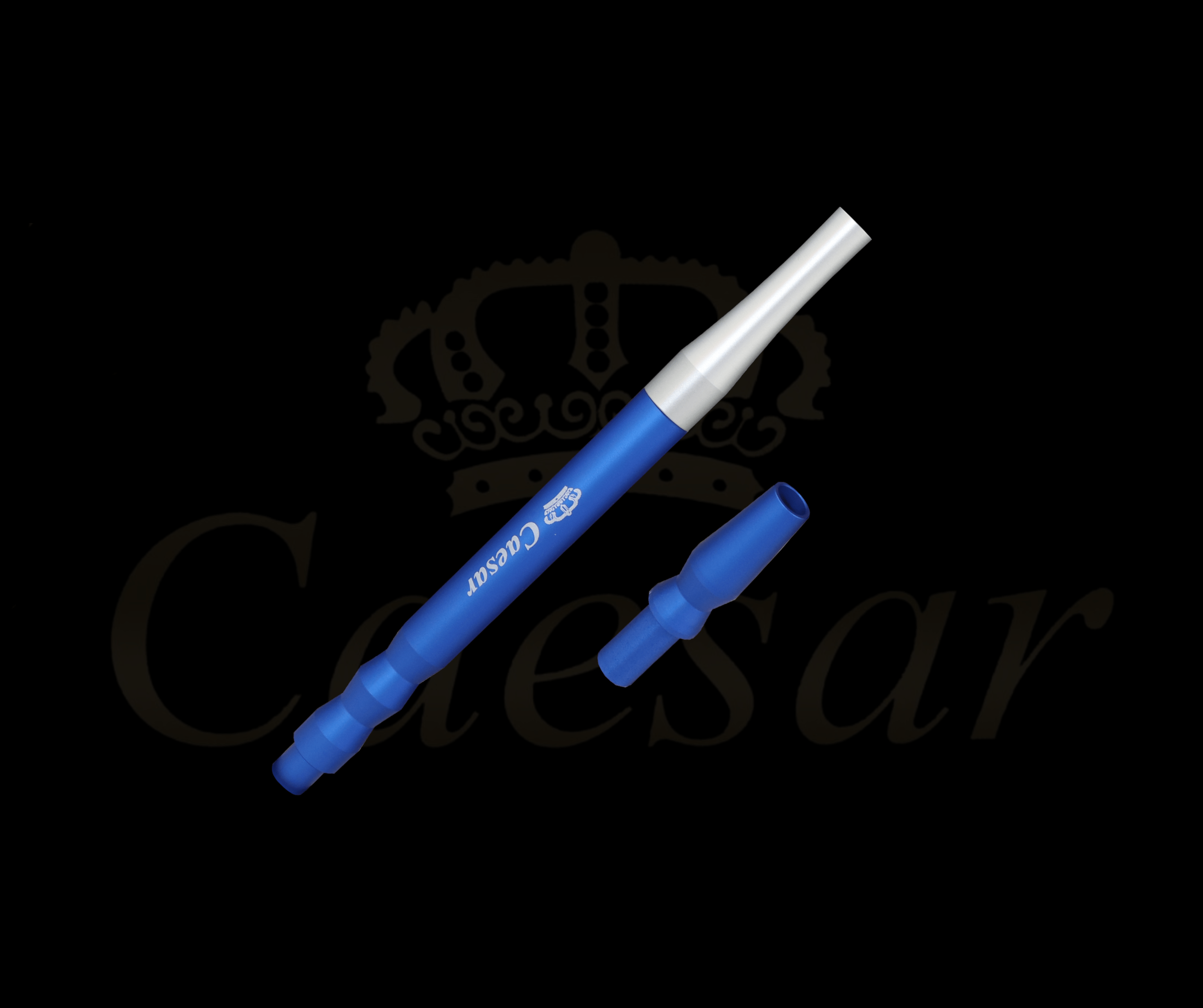 Caesar Aluminium Mundstykke / Blue - Caesar Shisha