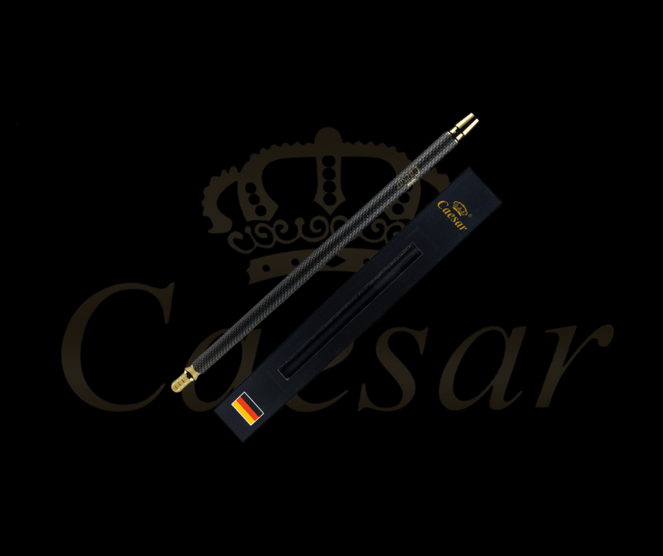 Caesar Mundstykke - Gold / Carbon Fiber - Caesar Shisha