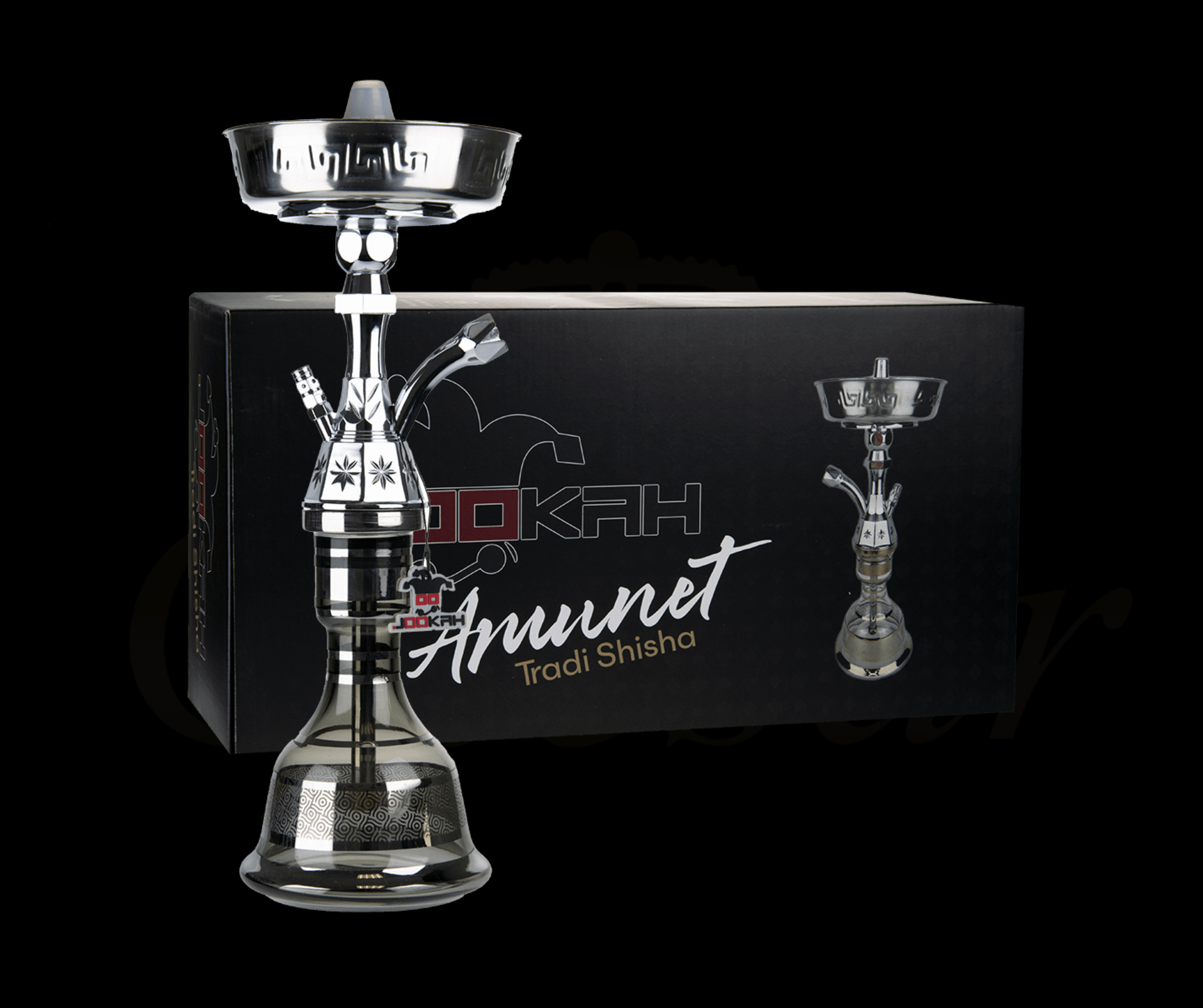 Jookah - Amunet 01 / Silver - Black - Caesar Shisha