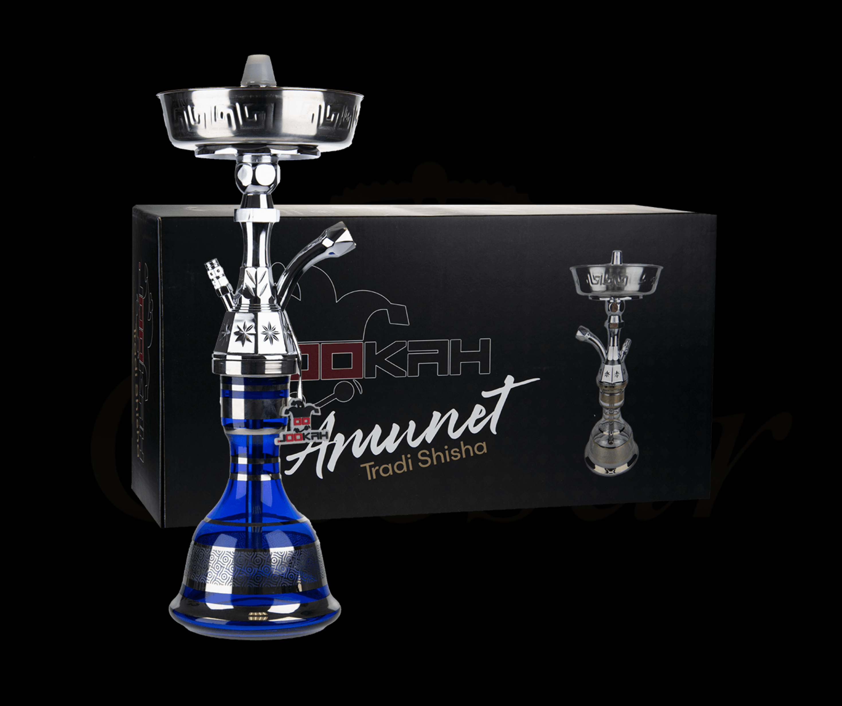 Jookah - Amunet 01 / Silver - Blue - Caesar Shisha