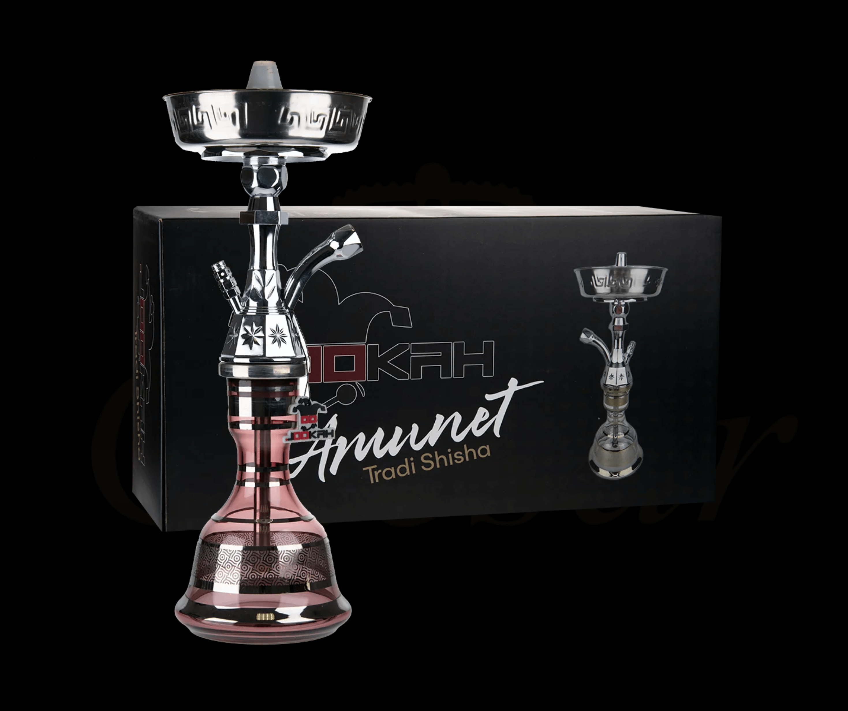 Jookah - Amunet 01 / Silver - Purple - Caesar Shisha