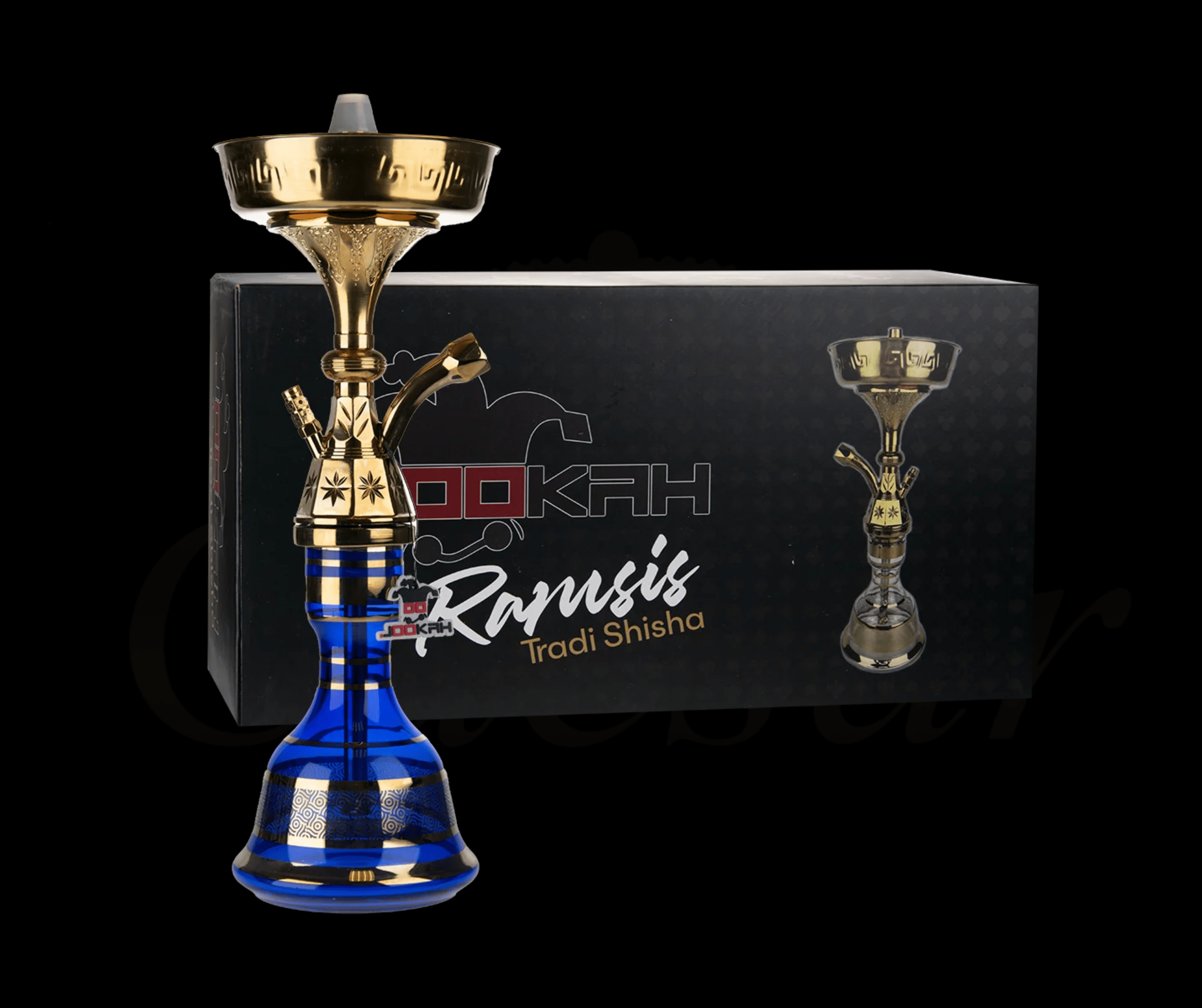 Jookah - Ramsis 04 / Gold - Blue - Caesar Shisha