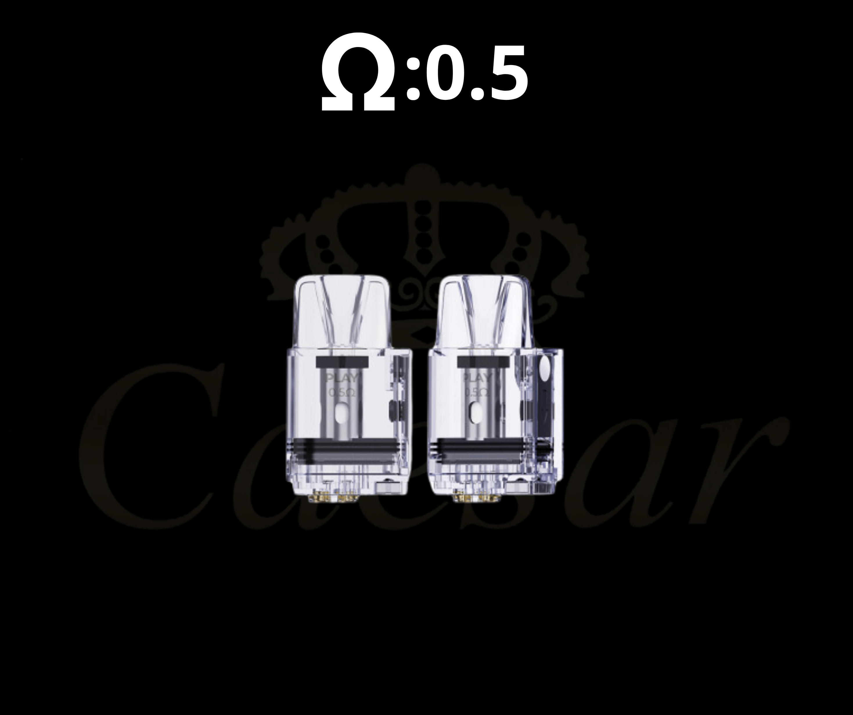 Moti Play 0,5 Pods (2 PACK) - Caesar Shisha