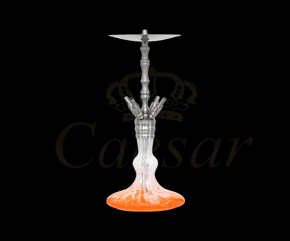 Octopuz Nautiluz - White/Orange - Caesar Shisha