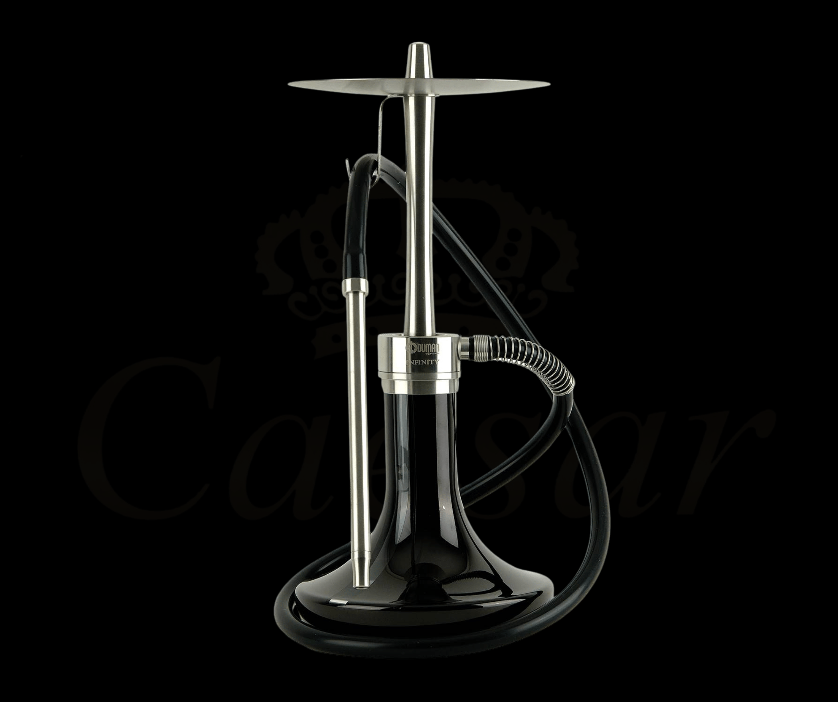 Oduman Infinity / Silver on Black - Caesar Shisha