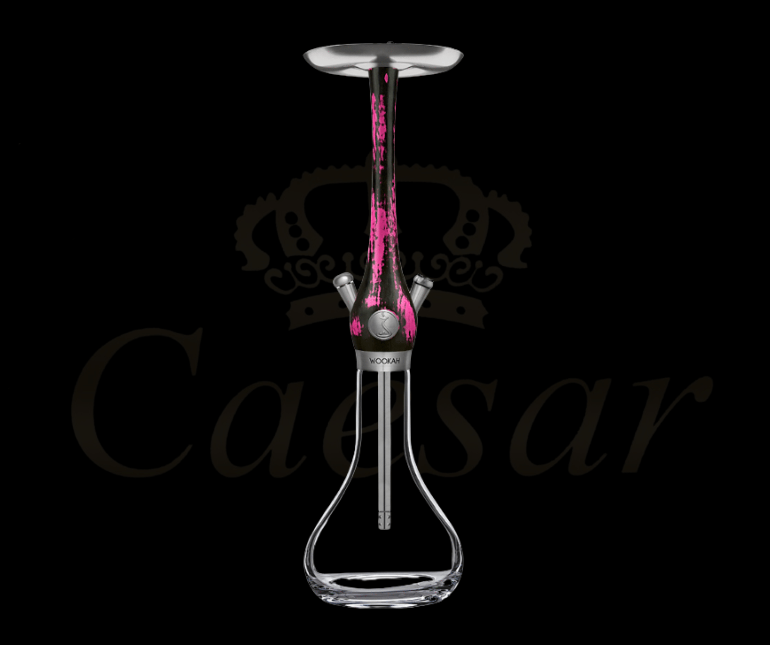 Wookah Smooth Black/Pink - Caesar Shisha